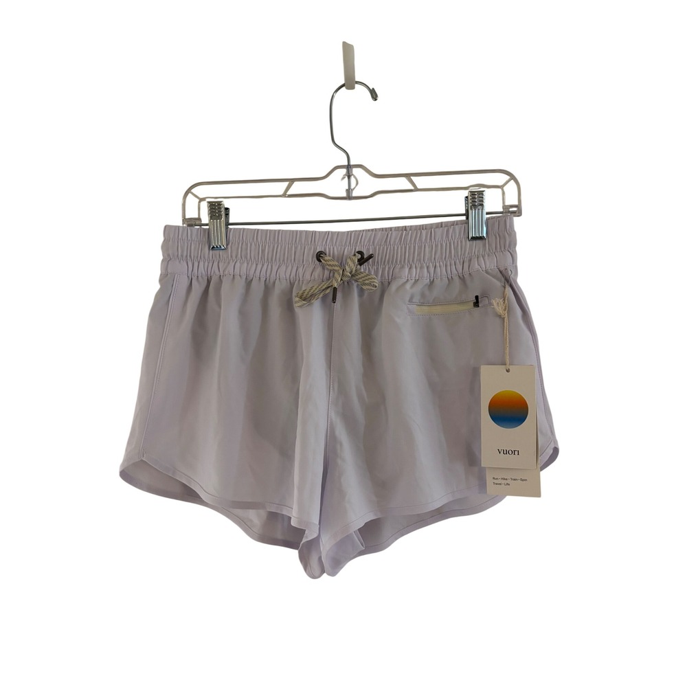 NWT Vuori Clementine Shorts 2.0 Pale Lavender Purple Active Shorts Womens M